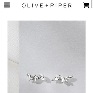 Olive + Piper Sydney Climber Earring Silver